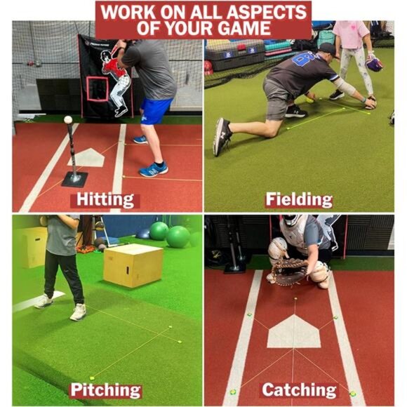 Golf Tee Holder, Great for Golf, Baseball and Softball to Practice Alignment - Picture 5 of 7